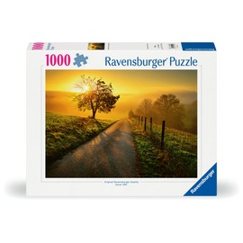 Ravensburger Puzzle 12001445 - Landscape in Morning Sun - 1000 Pieces Puzzle for Adults and Children from 14 Years, Puzzle with Landscape and Nature