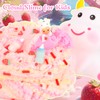 Bretohay Strawberry Cow Cloud Slime - Soft and Stretchy, Slime