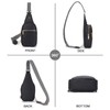 Telena Chest Bag Women's Sling Bag, PU Leather Crossbody Bag