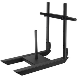 shikoyi Weight Sled Push-Pull Sled Height Adjustable Handlebar Workout Fitness Sled for Athletic Exercise, Speed Improvement and Strength Training