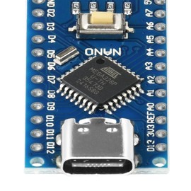 Nano Board USB C,Aideepen Nano V3.0 Board ATmega328P Controller Board,Nano Board USB C CH340 Chip 16M 5V Compatible with Arduin0 Nano (4Pcs Type-c)