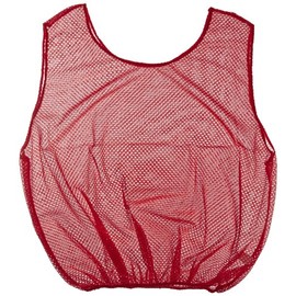 Sportime - 1328682 Mesh Scrimmage Vest - Adult Size - Red