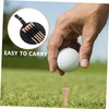 WOONEKY 1 Set Football Spike Storage Bag Golf Tee Bag