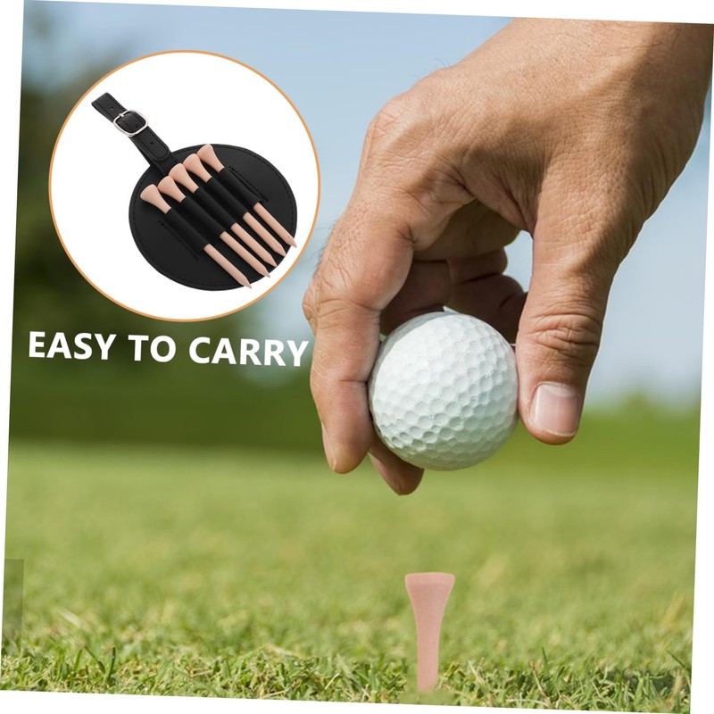 WOONEKY 1 Set Football Spike Storage Bag Golf Tee Bag