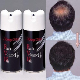 Thin Hair 地肌 to Cover for a of Black Hair On "" burakkuhea- Book Set