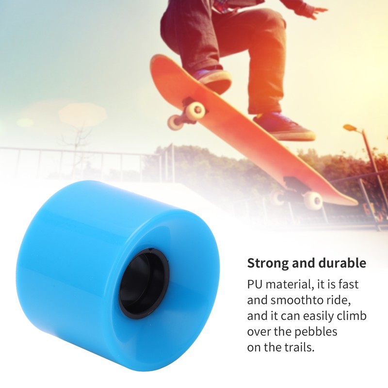 PUENTE 4pcs 60x45mm Skateboard Wheels 78A Longboard Cruiser Wheels Replacement
