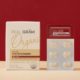 Organic Milk Thistle Silymarin Liver Health Nutrient 500mg x 60 tablets / 유기농 밀크씨슬 실리마린 간건강 영양제 500mg x 60정