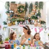 Happy Easter Banner Easter Decorations, 180x110cm Easters Backdrops with Eggs