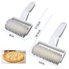 2 Pack Lattice Pastry Cutter Set, XCOZU Lattice Pastry Cutter
