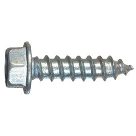 The Hillman Group 5290 Hex Washer Head Slotted Sheet Metal Screw, 6-Inch X 3/8-Inch, 20-Pack, No Size, No Color