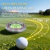 Titanium Steel Golf Green Reader with Genuine Leather Case -