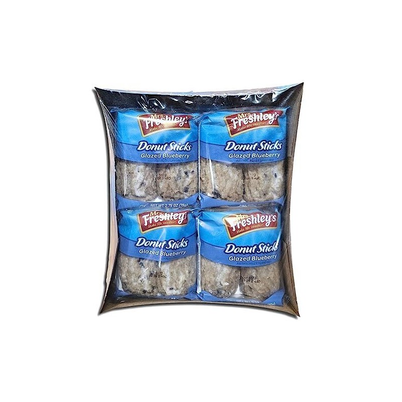 Mrs. Freshley's Glazed Blueberry Donut Sticks 2-Count Value Pack 2.75