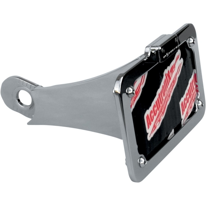 Accutronix Chrome Side Mount License Plate Kit LPF108HV-C