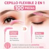 300 Piezas Cepillos para Pestañas y Aplicadores de Labial