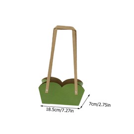 FUNOMOCYA Elegant Paper Flower Baskets Durable Waterproof Perfect for Succulent Storage Present Color