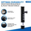 Combi-Bolt 4-Digit Combination Sliding Bolt Gate Lock, Secure Gates, Sheds,