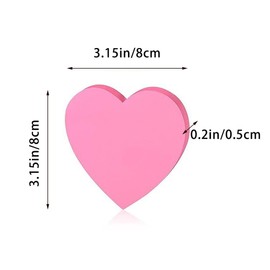 8 Books Heart Sticky Notes Cartoon Paper Sticky Memo Notes Sticky Mini Sticky Note Pads Marker Tab Stickers Practical (8PCS)