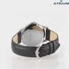 Atrium Ladies Ultra Clear Silver Quartz Watch 3 Bar Leather