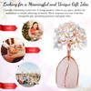Mix Opal Gemstone Tree of Life Natural Rose Quartz Stone