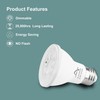 Par20 Led Flood Light Bulbs 5000K Daylight Dimmable 50W Halogen