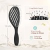 Cepillo para el cabello, paquete de 2, cepillos desenredantes curvos
