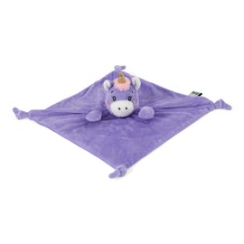 KINREX Unicorn Security Blanket for Babies - Soft Plush Soothing Towel, Unisex Baby Comforter Toy, Ideal Sleep Companion, Newborn Teddy Bear Lovey, for Boys & Girls, Measures 12 Inches