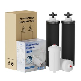 JOYPUR PKF-2 Black Filters Fluoride Filters Combo Pack, Replacement Filters for ProOne® and Berkey® Countertop Gravity Water Filter System and Purewell System (2 Pack)