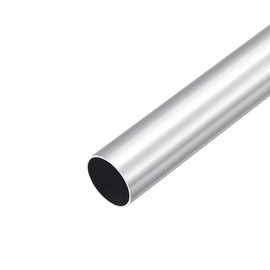 DMiotech (27mm OD x 25mm ID) 6063 Aluminum Round Tube 300mm Length Industry Metal Tubing for Machinery Frame Construction DIY Projects
