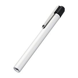 Mediff Pen Light Arca Push Light LED Knockshiki (12 x 137 MM), Silver