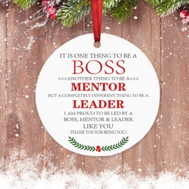 Regalos geniales para jefes, adorno personalizado para jefe, regalos para mujer, regalo de jefe de Navidad para mujeres, regalos para jefe para mujeres, regalos para tu jefe, regalos para jefe de agradecimiento para mujeres