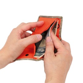 HEMING'S Mini Wallet, Coruri/Basic Camouflage Fleck, 3.7 x 3.0 x 1.0 inches (9.5 x 7.5 x 2.5 cm), Wallet, Coin Purse, Trifold