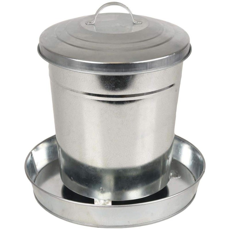 Flamingo Hedwig 310045 Automatic Feeder Galvanised 6 L
