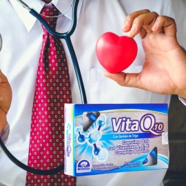 Suplemento En Cápsula Vita Q10 Coenzima Q10 X 500mg                                                                                                   