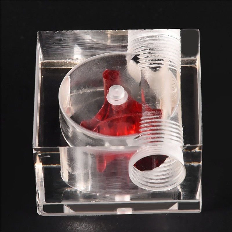 Topiky Flow Indicator, Cooling Sensor Flow Meter with 3 Wheel