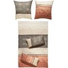 Erwin Müller Bed Linen Mako Satin Red Pebble Beige Size