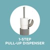 Zenna Home Easy Access Toilet Paper Holder with Lid, Rustproof,