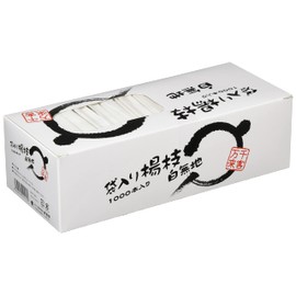 Commercial 00116 Toothpicks in a Paper Bag, Boxed, Approx. 1000 Pieces, Plain White