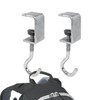 Zayin 2 Pack Desk Bag Holder Schoolbag Hooks Headphone Hanger