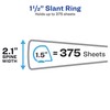 Avery Durable View 3 Ring Binder, 1.5 Inch Slant Rings,