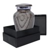 BOLD & DIVINE Wooden Textured Theme Keepsake Urn | Human