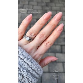 Color Street Nail Polish Strips VANILLA ROMANCE (FMG347) Neutral Glitter Pretty