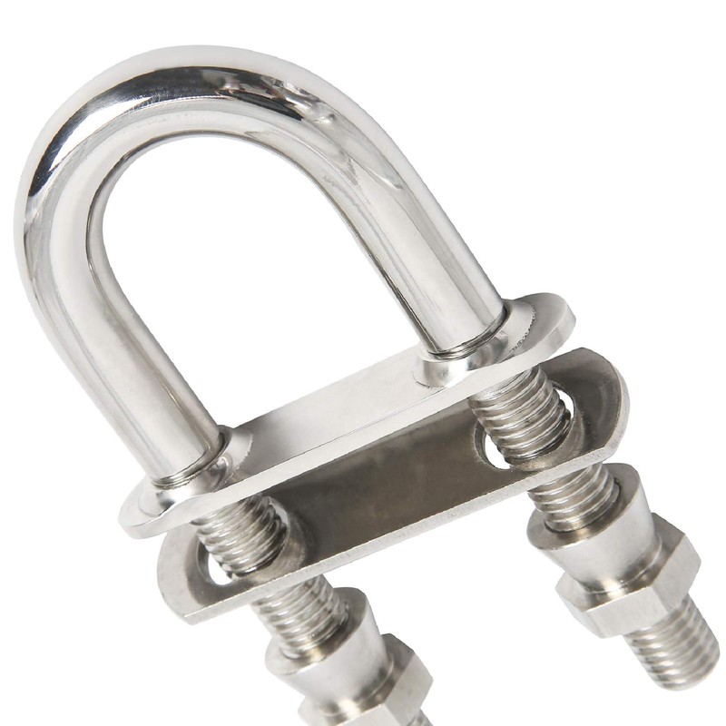 NovelBee 316 Stainless Steel Heavy Duty Stern Bow Eye U