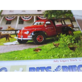 Bits And Pieces 1,000 Piece Greg Giordano Art Puzzle " July Legacy Truck "  20" x 27" Bits