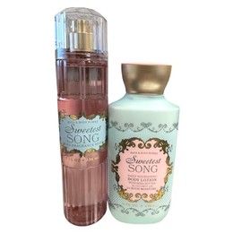 Sweetest Song Mist and Body Cream Bundle Gift Set