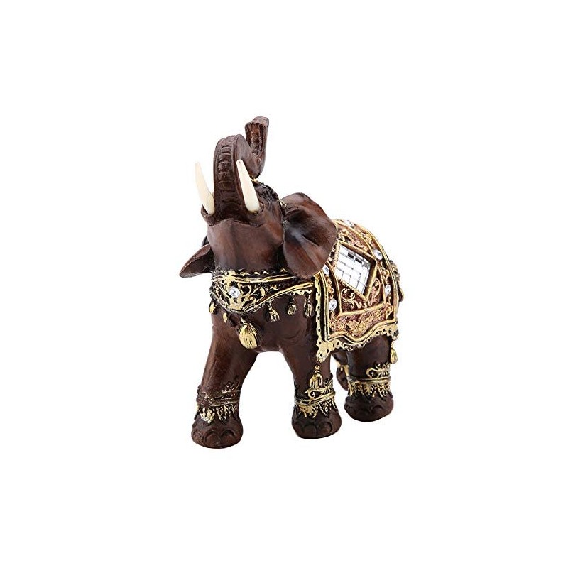 1pc Lucky Wealth Elephant, Ornaments Statue Sculpture Feng Shui Wood