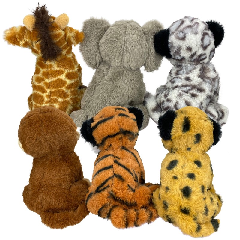 Multipet Eco Safari Animal Dog Toy, Assorted Styles, 8"