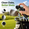 Golf Club Cleaning Kit for On-Course Care – Spray Brush,