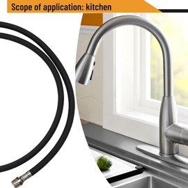 Replacement Shower Hose Black Sink Taps Kitchen Tap Hose Parts