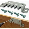 Large Premium Quality Professional Sawtooth Hanger with Screws (4 Pack)
