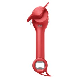 Kuhn Rikon Auto Safety Master Opener for Cans, Bottles and Jars, 9 x 2.75 inches, Black